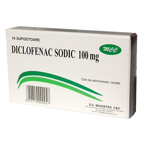diclofenac supozitoare infectie urinara