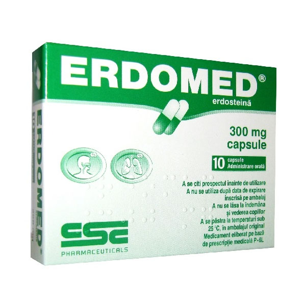 Forta motrice editorial fermă  ERDOMED 300MG X 10CP | Farmacie Online